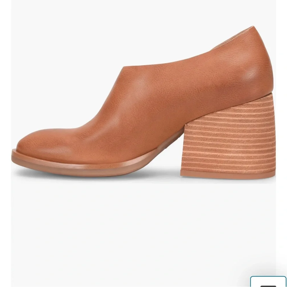 Kork-Ease Women's Tan Leather Block Heel Pump